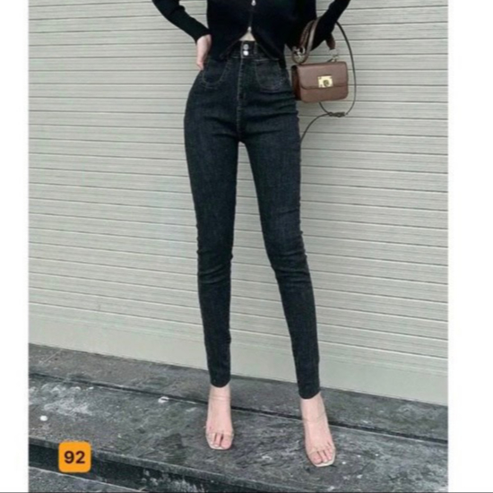 $ 8 mẫu Quần jean nữ 2022 lưng cao co giãn cao cấp bao đẹp y hình chất lượng làm từ chất liệu jean 2 da đẹp nhất năm.