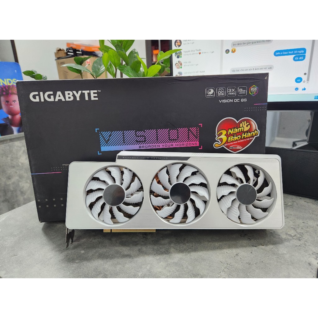 VGA RTX 3070 Ti Asus Rogstrix/ Colorful Vucal/ Gigabyte Vision/ Inno3D Ichill  8G Fullbox - Đã qua sử dụng