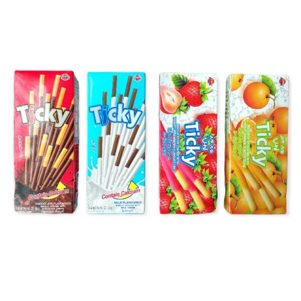 Bánh Que Ticky Thái Lan Sữa Chua Kem Cam