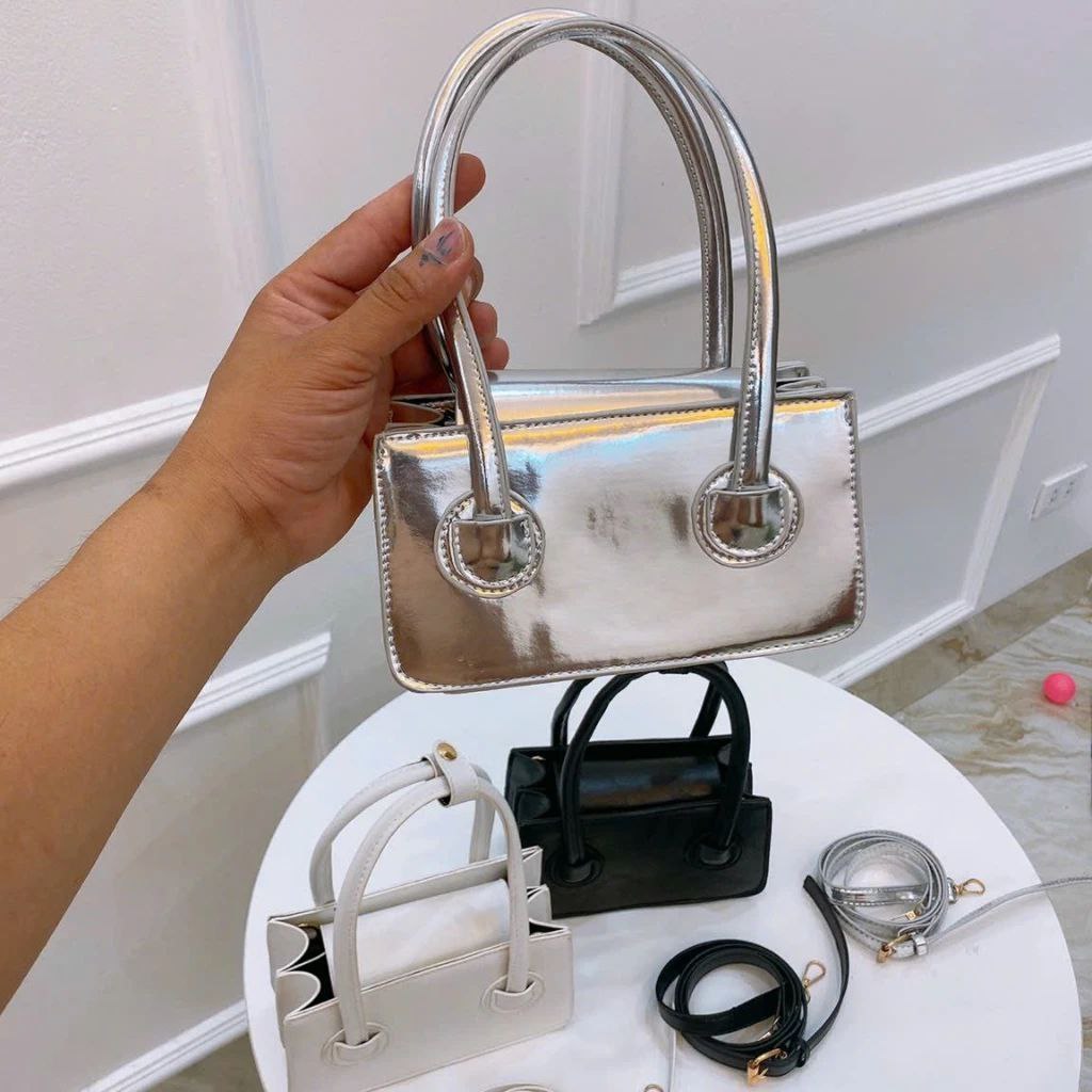 Túi xách nữ, túi đeo chéo thời trang công sở Hàn Quốc đeo chéo hot trend _ A06 TÚI 2 QUAI 2 ĐÁY