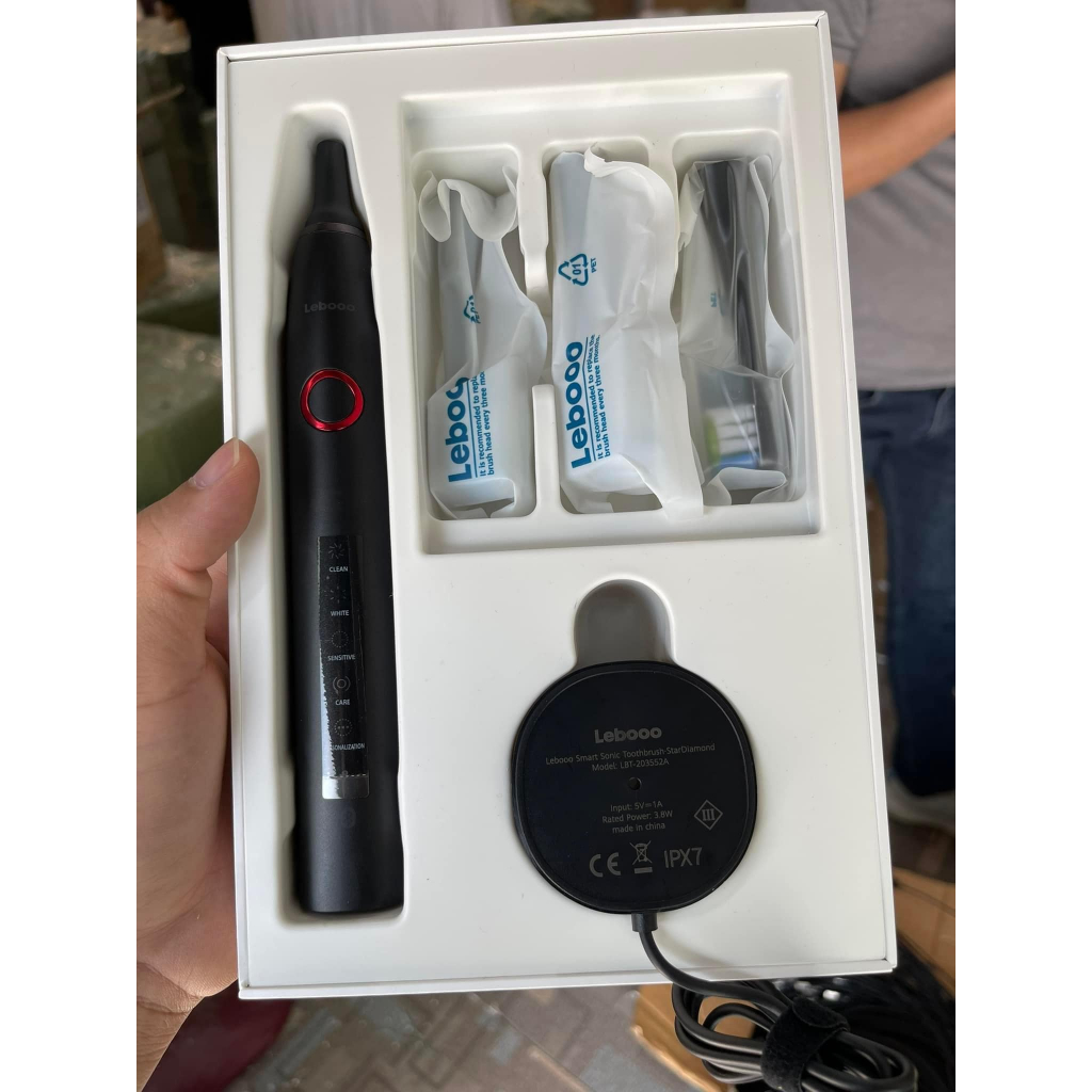 Bàn chải điện Huawei 3 đầu bàn chải thay thế. 5 chế độ làm sạch, hàng chính hãng fullbox