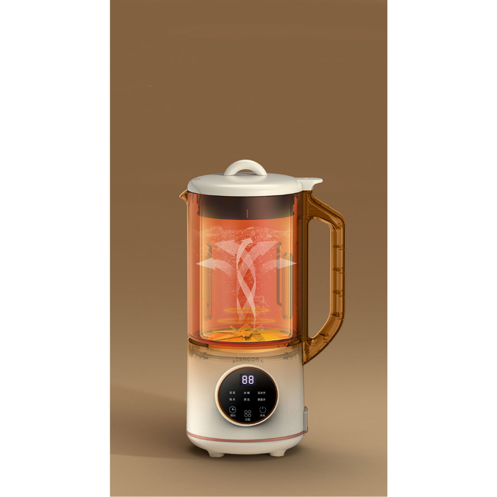 Máy Làm Sữa Hạt - Đa Năng Zengon - Máy Xay Sữa Hạt - Siêu Mịn - Cốc Thủy Tinh Chống Trào - Dễ Dàng Vệ Sinh