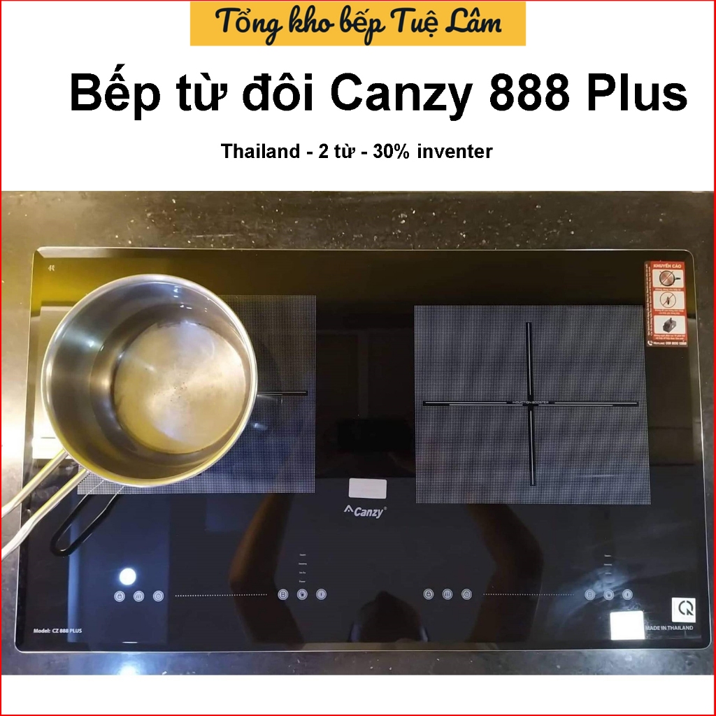 Bếp Từ Đôi Chính Hãng Canzy CZ 888Plus - Nhập Khẩu Thái Lan .