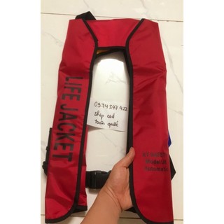 Áo phao cứu sinh tự bơm, gồm chai khí
