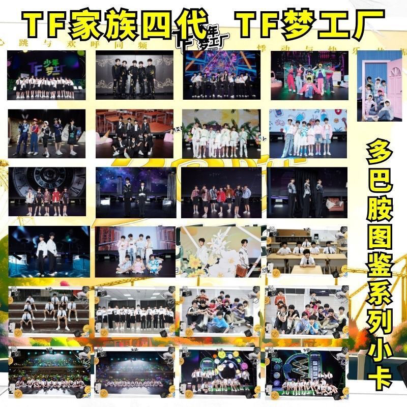 Set card bo góc concert "Dopamine" TF Gia Tộc F4