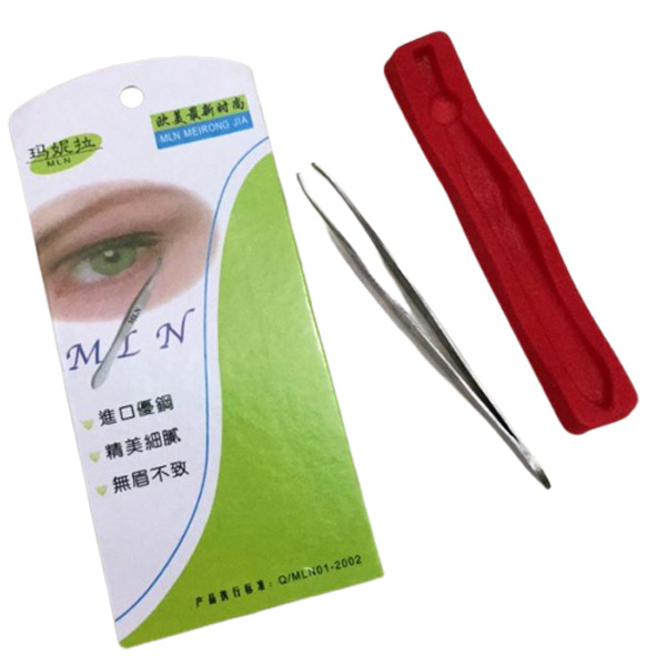 Nhíp nhổ siêu bén thép không gỉ MLN - Nhíp mắt MLN siêu bén không gỉ