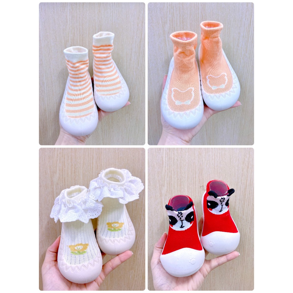 Giày Bún, Giày Vớ Tập Đi Cho Bé size 11,12,13,14 cm (NHẮN TIN CHO SHOP ĐỂ CHỌN MẪU + SIZE)