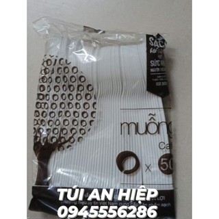 Thìa nhựa khuấy cà phê (50 chiếc)