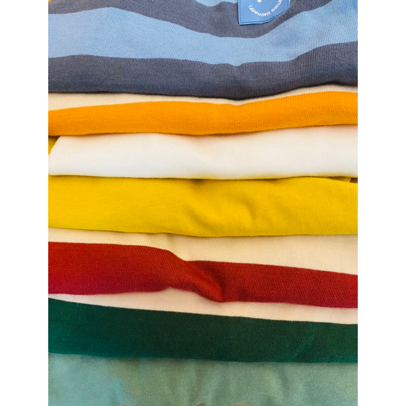 Áo xuất hàn La ugh bé trai kẻ sọc sz 100-140 satsunkid