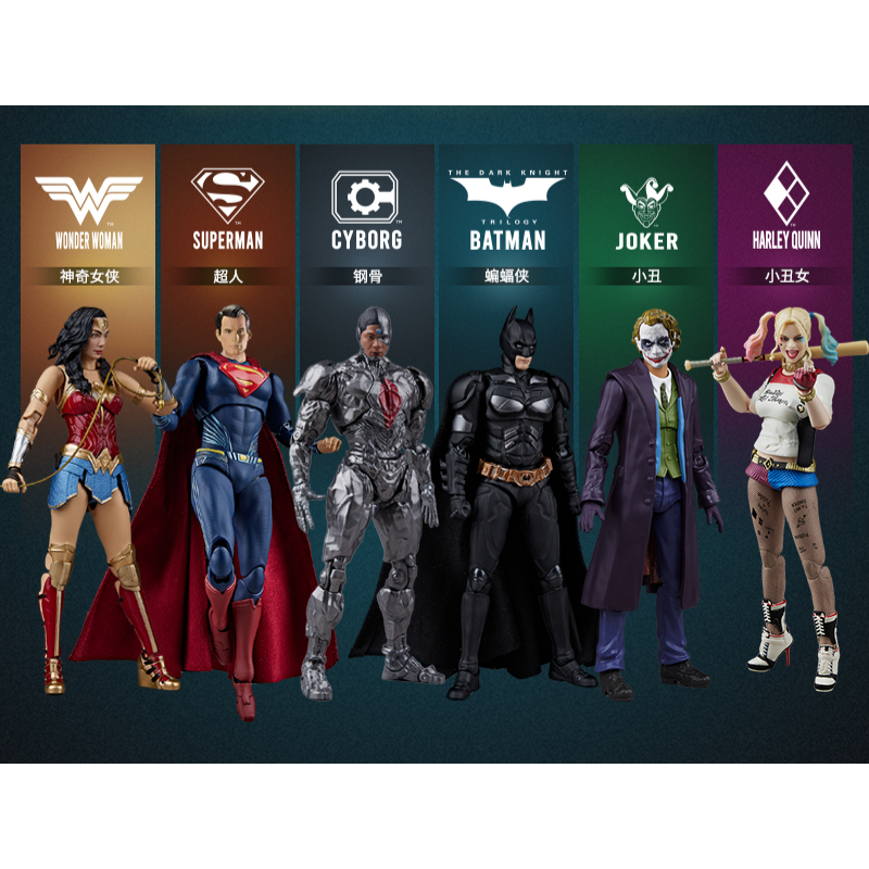 Mô Hình Justice League ZDtoys tỷ lệ 1/10 cử động khớp nhiều nhân vật