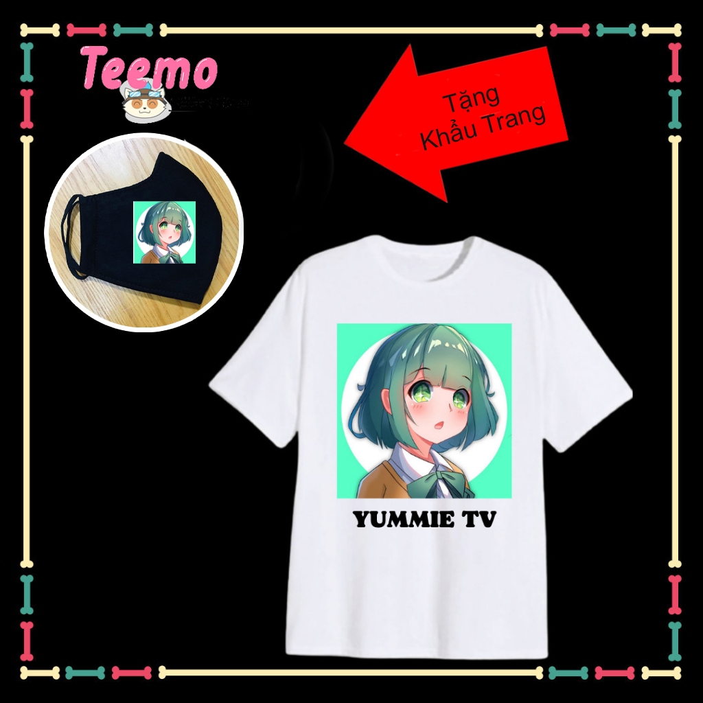 Áo thun Làng Sinh Tố Team, Áo thun trẻ em biệt đội sinh tố dễ thương, vải thái co giãn-Kèm Khẩu Trang