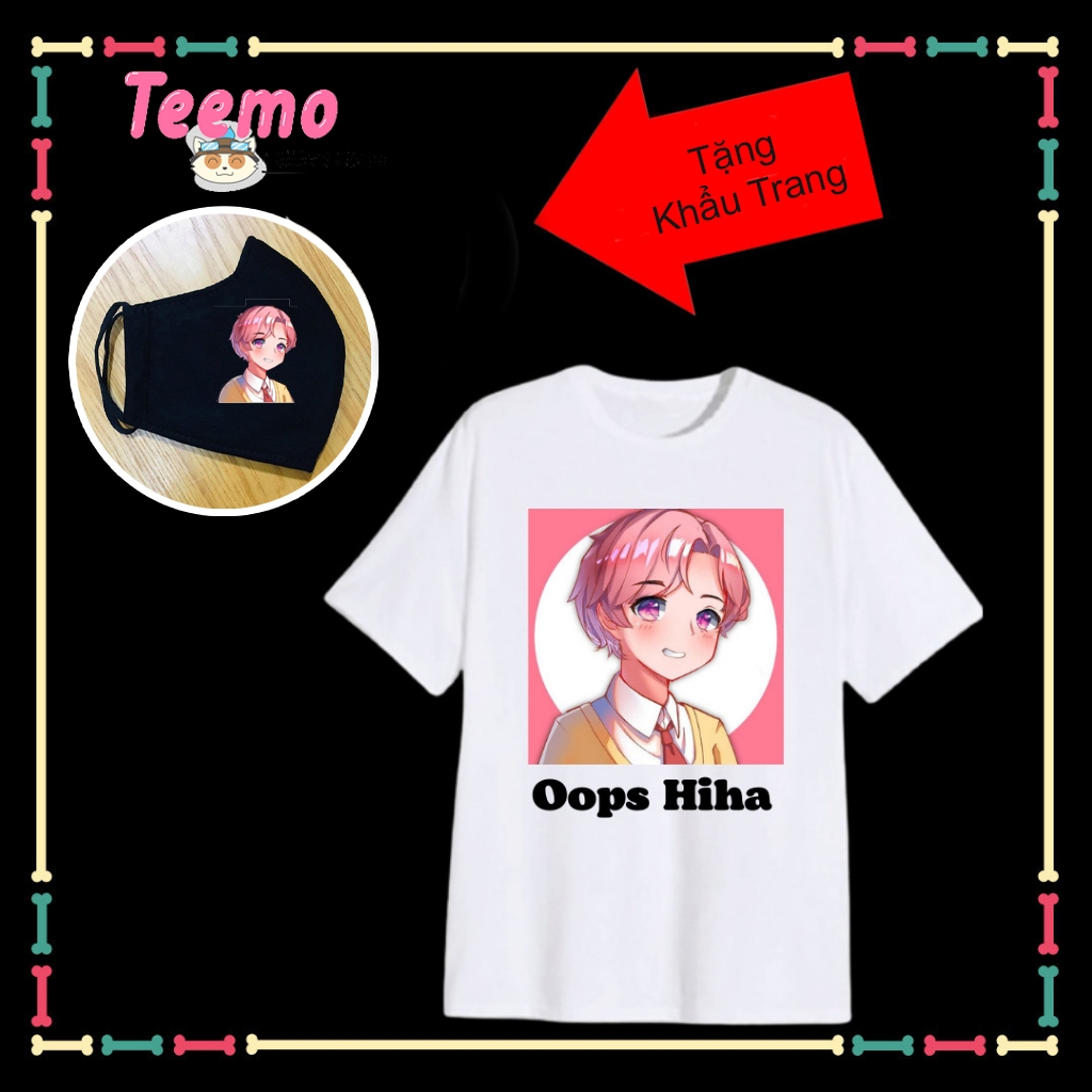 Áo thun Làng Sinh Tố Team, Áo thun trẻ em biệt đội sinh tố dễ thương, vải thái co giãn-Kèm Khẩu Trang