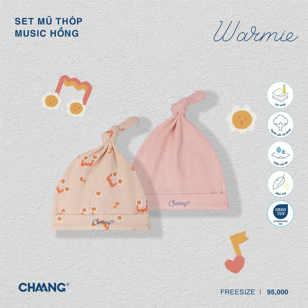 Set Mũ Thóp Music CHAANG AW23D12