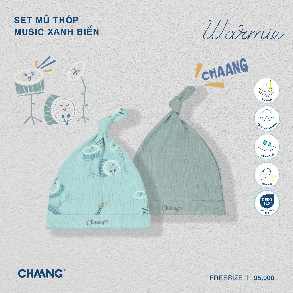 Set Mũ Thóp Music CHAANG AW23D12