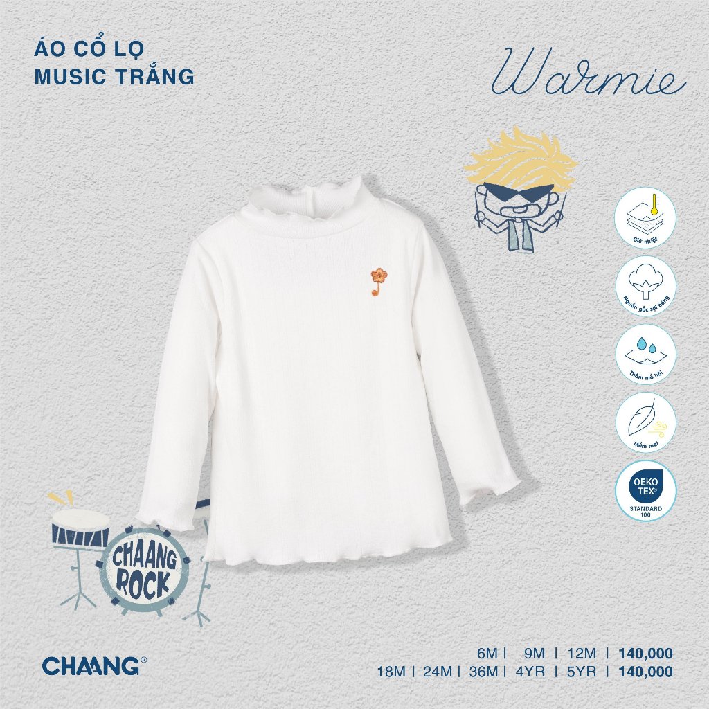 Áo Cổ Lọ Music CHAANG AW23D11