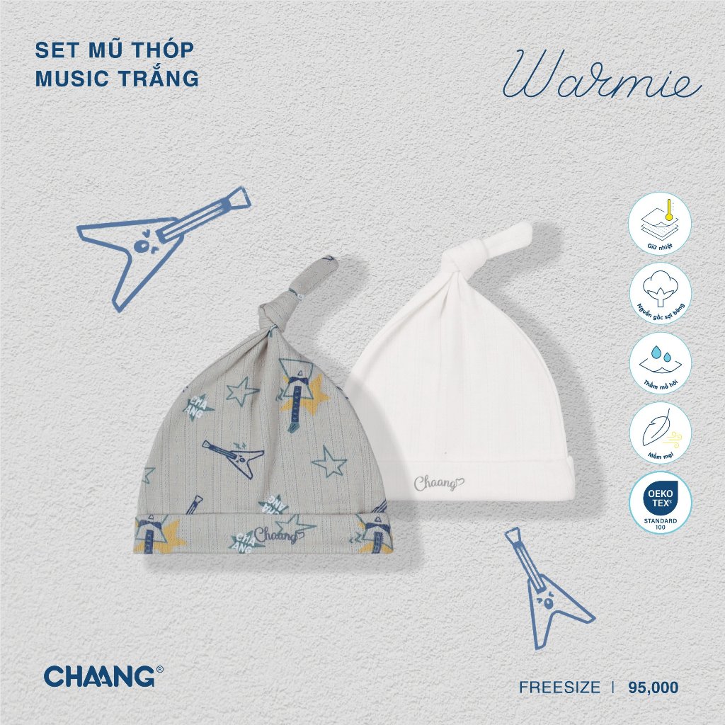 Set Mũ Thóp Music CHAANG AW23D12