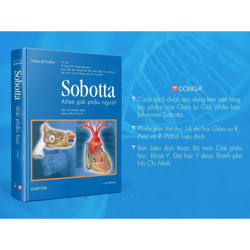 Sách - Sobotta Aslat Giải Phẫu Người - Bìa cứng
