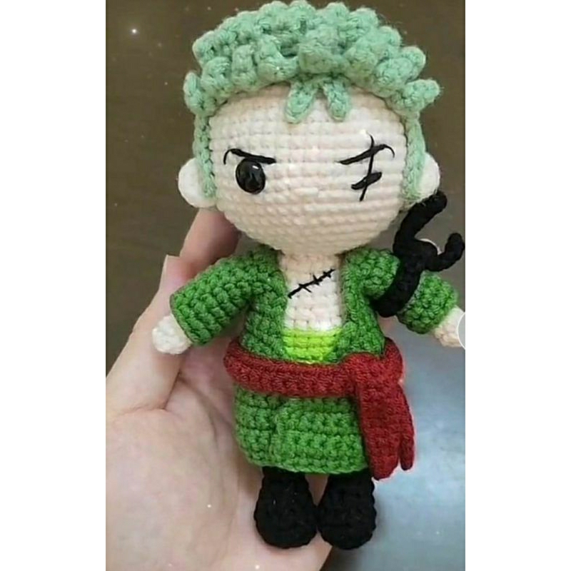 Móc khoá Zoro OnePiece len