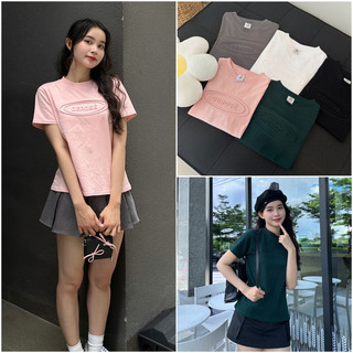 DEROSE BABYTEE DẬP NỔI NHIỆT - Áo thun babytee dập nổi chữ Derose (5 MÀU)