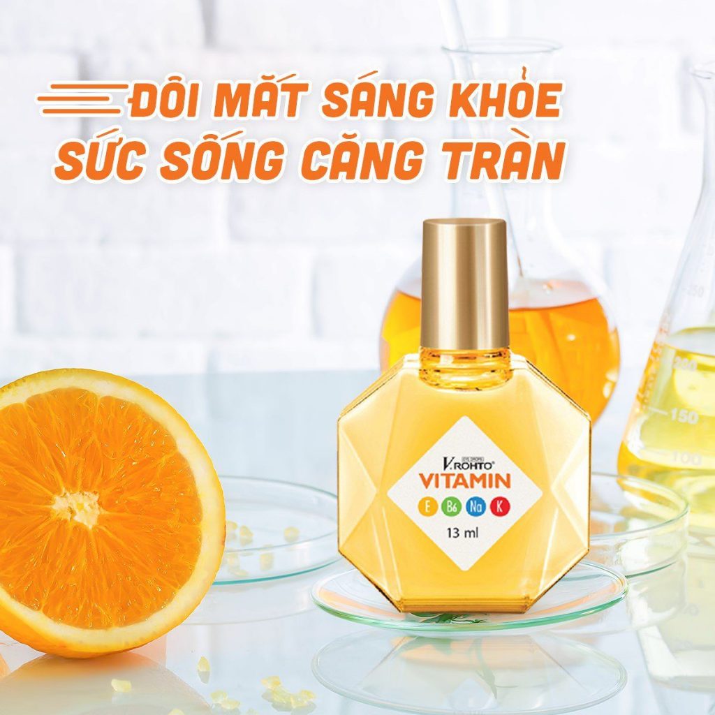 Nhỏ dưỡng mắt Vrohto vitamin