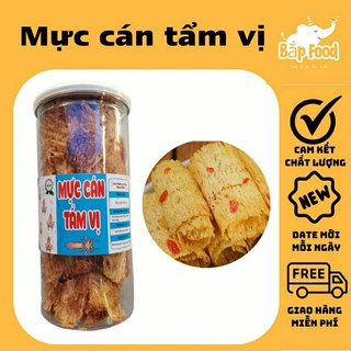 Mực cán tẩm vị cay loại 1 | hũ pet 300g