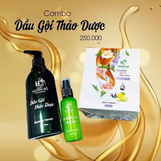 Combo dầu gội + xịt dưỡng tóc huỳnh đỗ