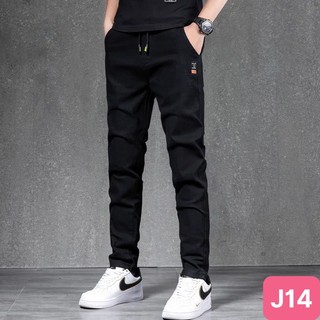 Quần jogger nam túi hộp bo chân màu đen đậm không rách chất kaki cao cấp co dãn 4 chiều baggy thể thao nam havado 8 mới