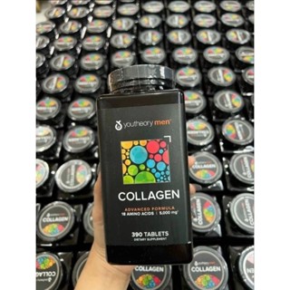(Date T5/2026) Viên Uống Collagen Youtheory Men's Type 1 2 & 3 dành cho nam 390 viên của Mỹ