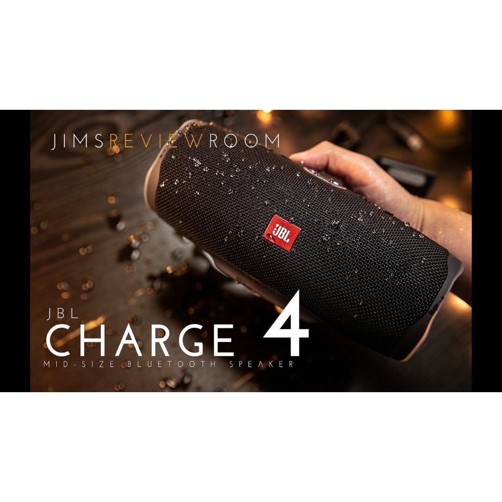 JBL Charge 4, Kháng nước IPX7, Thời lượng pin 26h.Âm Trầm Ấm, Thiết Kế Hiện Đại 2 Bass Tổng Công suất Lên Đến 30W.