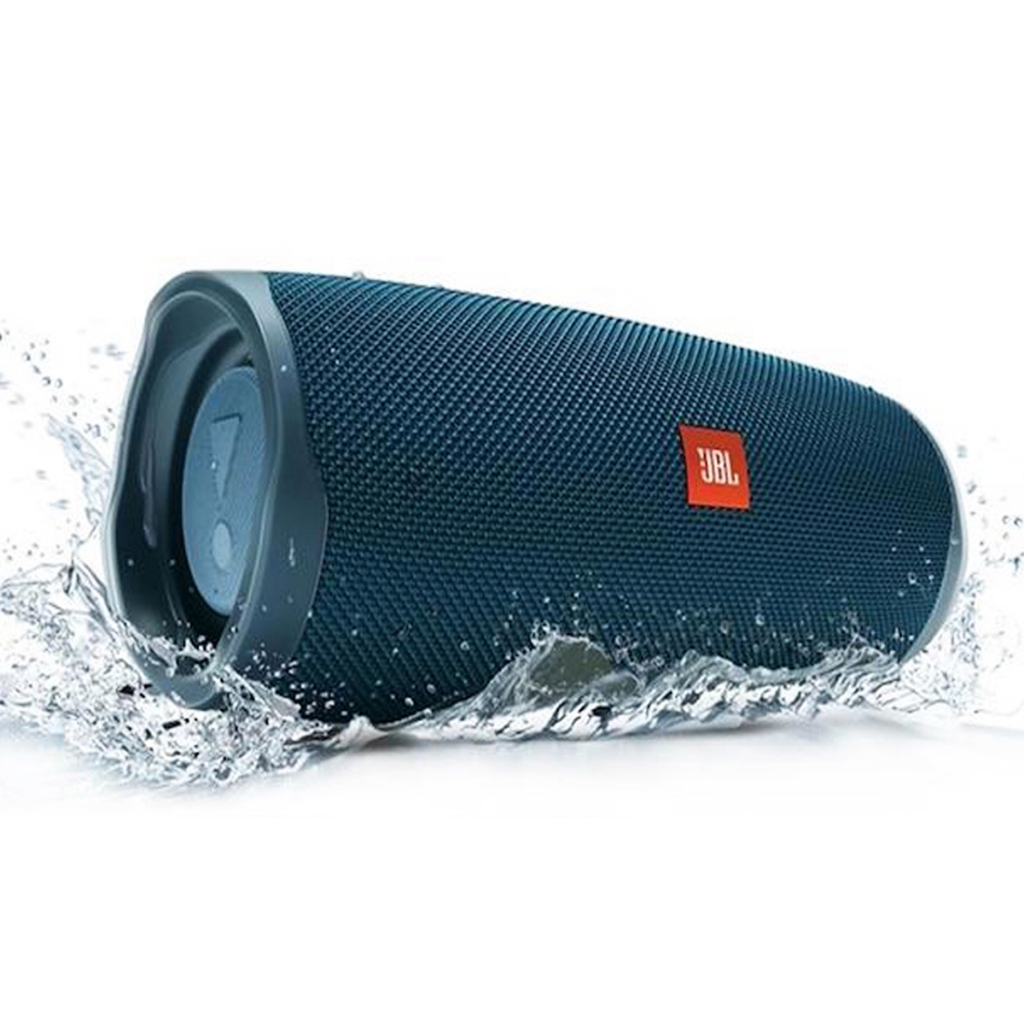 JBL Charge 4, Kháng nước IPX7, Thời lượng pin 26h.Âm Trầm Ấm, Thiết Kế Hiện Đại 2 Bass Tổng Công suất Lên Đến 30W.