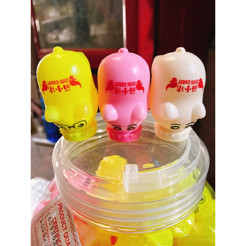 Sỉ hộp 30 lọ kẹo xê hình con heo xinh xắn