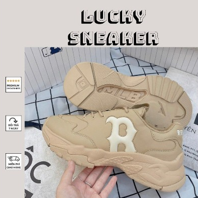 Giày ML.B BigBall Chunky NY Nâu Kem V2 Lai Au Nam Nữ