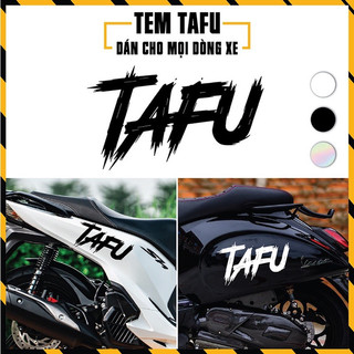 Tem tafu kích thước lớn trang trí xe