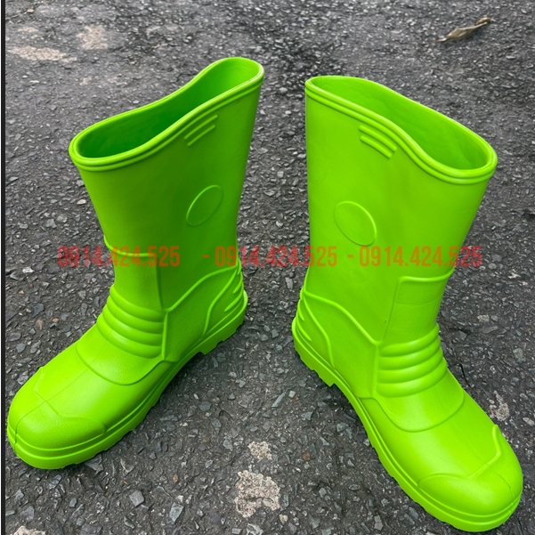 Ủng VAC đi mưa chống thấm nước siêu nhẹ Màu xanh lá