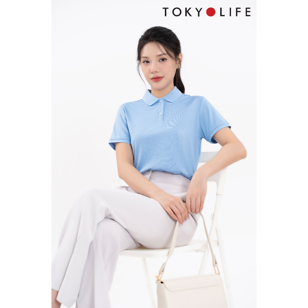 Áo Polo NỮ Nano Bamboo cổ trơn TOKYOLIFE C9POL512M