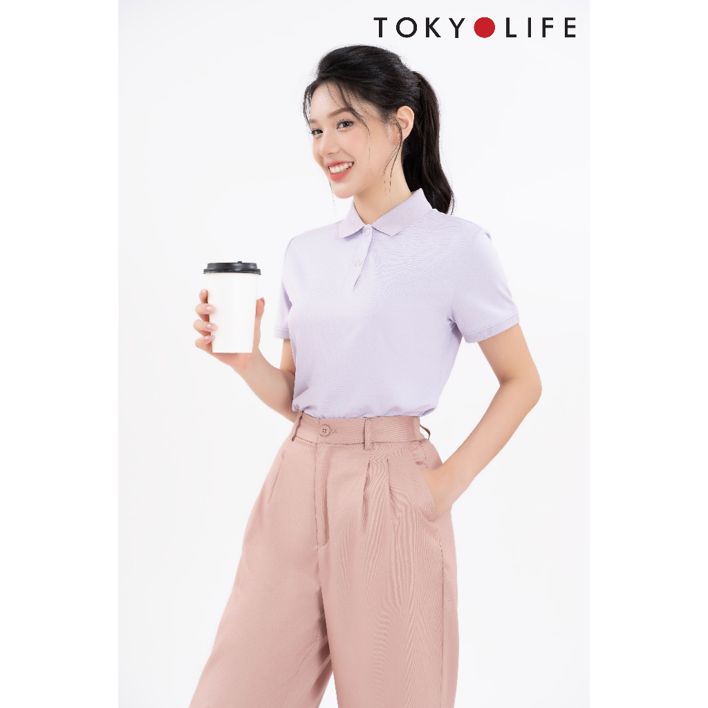 Áo Polo NỮ Nano Bamboo cổ trơn TOKYOLIFE C9POL512M