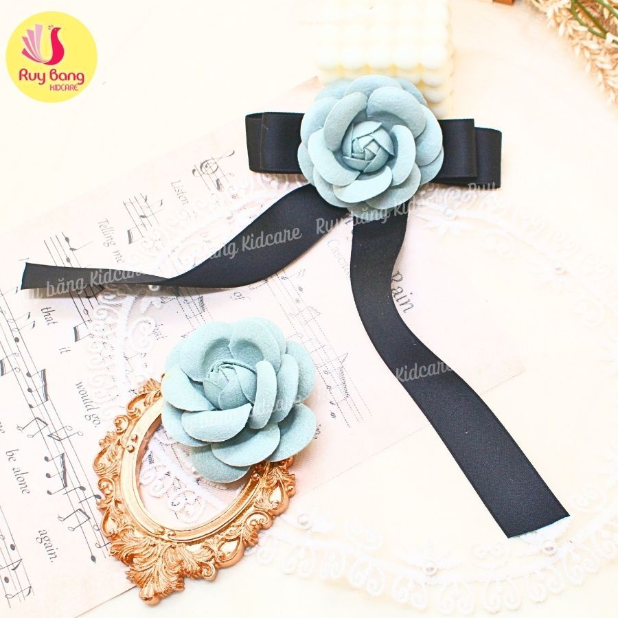 Hoa trà dạ sz 7cm dùng làm hoa cài áo, hoa trang trí...