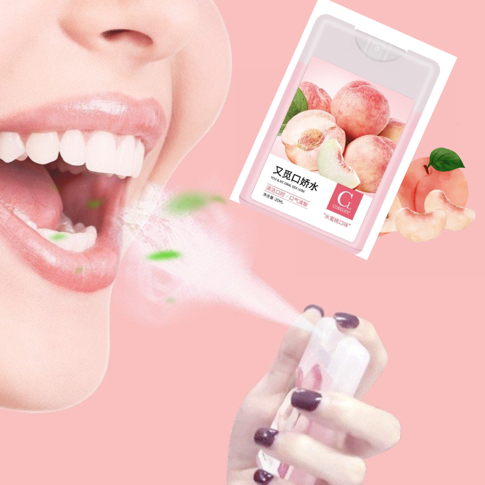 Xịt Thơm Miệng Oral COKELIFE 20ml hương dâu tây đào chanh thơm miệng tự tin khi yêu