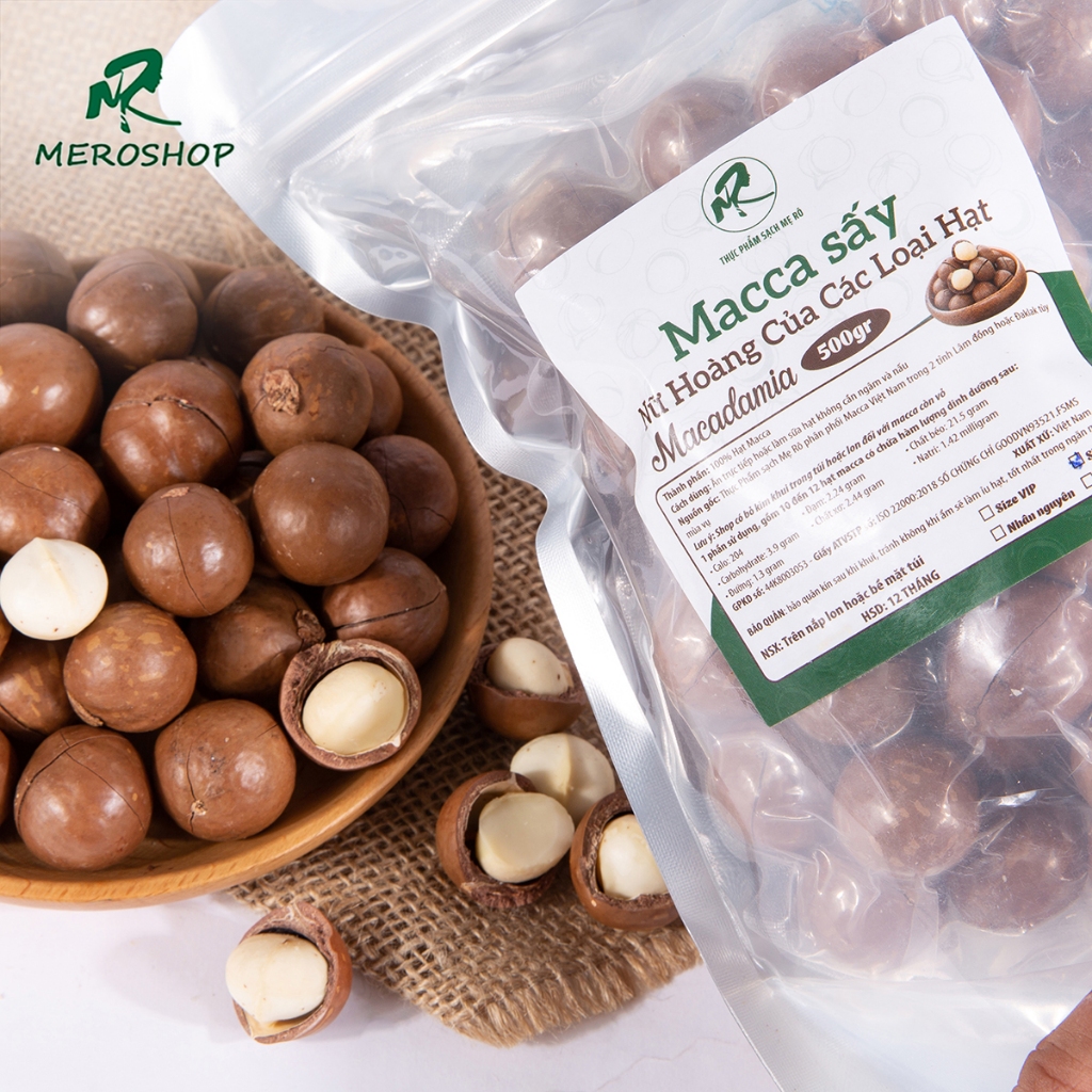 1.5KG MACCA SẤY CHÍN  3 LON/TÚI