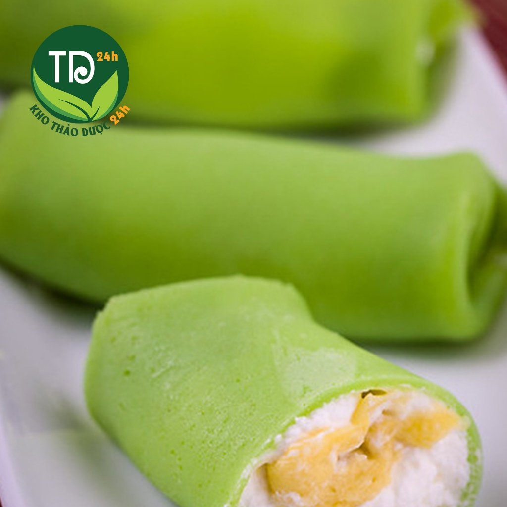 Bột lá dứa  nguyên chất 100%, tạo màu và mùi thơm cho các món xôi lá nếp, mứt dừa, thạch rau câu, các loại bánh