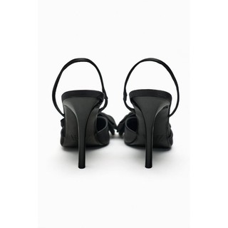 Giày slingback Za có nơ dây đeo đàn hồi