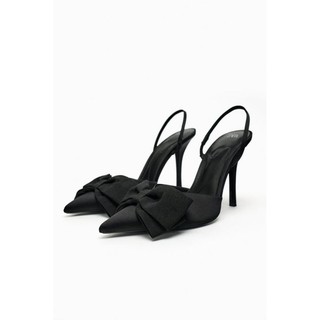 Slingback zara có nơ dây đeo đàn hồi