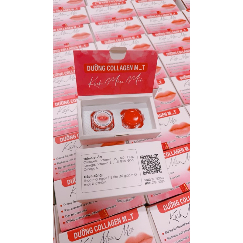 Dưỡng Môi Colagen M&T Kích Màu Môi, Dưỡng  Ẩm Môi Hồng Sau Phun Xâm