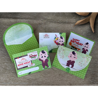 combo 70 thiệp sinh nhật 3D - viết tay