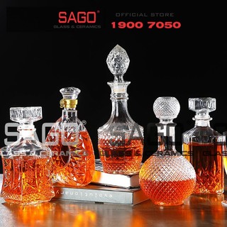[ Rẽ Vô Địch ] Bình Thủy Tinh Ngâm Ruou 750ml Sang Trọng