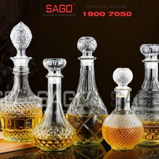 [ Rẻ Vô Địch ] Bình Thủy Tinh ngâm Ruou 750ml Sang Trọng