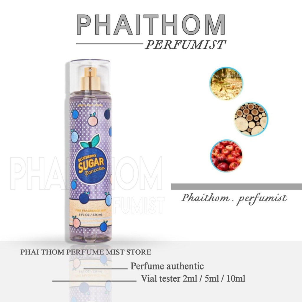 Xịt thơm toàn thân Bath & Body Works Blueberry Sugar Pancake