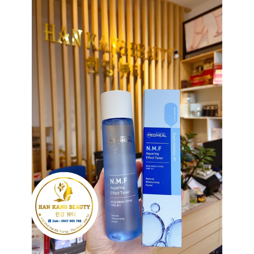 Nước Hoa Hồng Mediheal Dưỡng Ẩm Sâu, Kiểm Soát Dầu, Làm Dịu Da NMF Aquaring Effect Toner 165ml