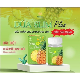  GIẢM CÂN DỨA SLIM PLUS GIẢM MẠNH TẶNG KÈM KHOÁ CÂN HÀNG CHÍNH HÃNG 