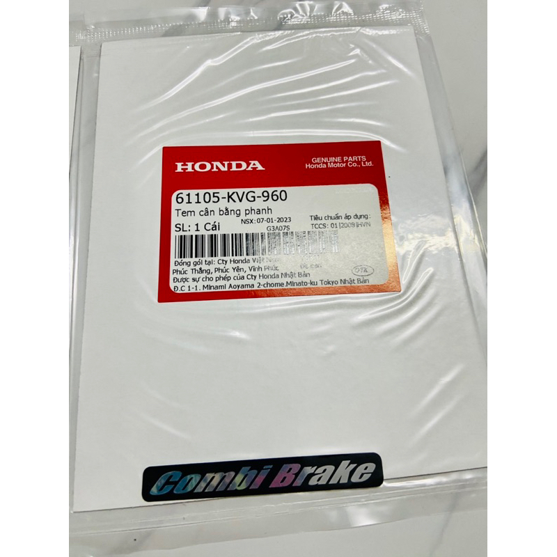 Tem Combi Breake cân bằng phanh HONDA AIR BLADE 110/LEAD 110/ Vario 125/Click 125/AB 125/LEAD125/SH MODE /PCX/VISION2014